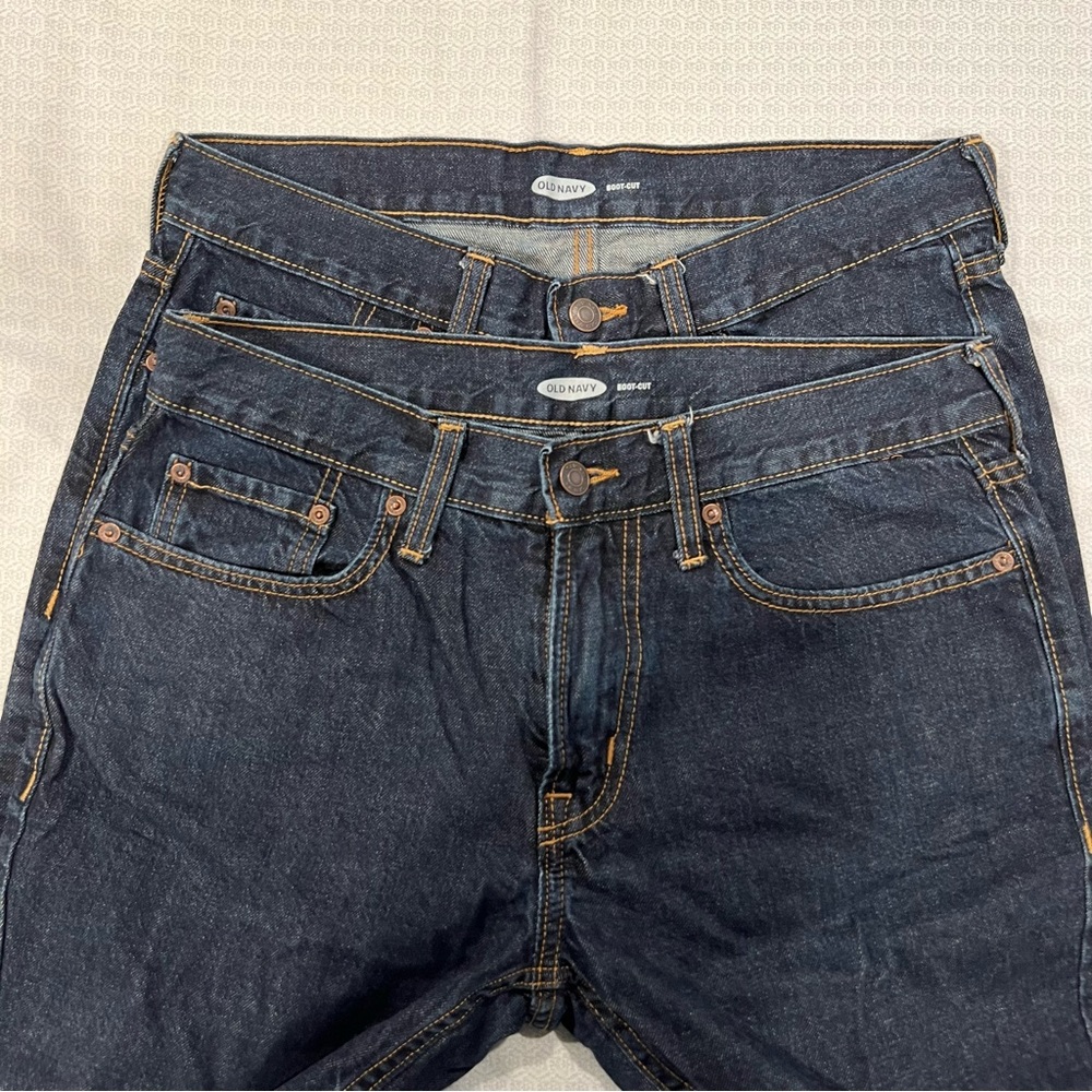 Two Old Navy Mens Boot cut jeans Size 31x30